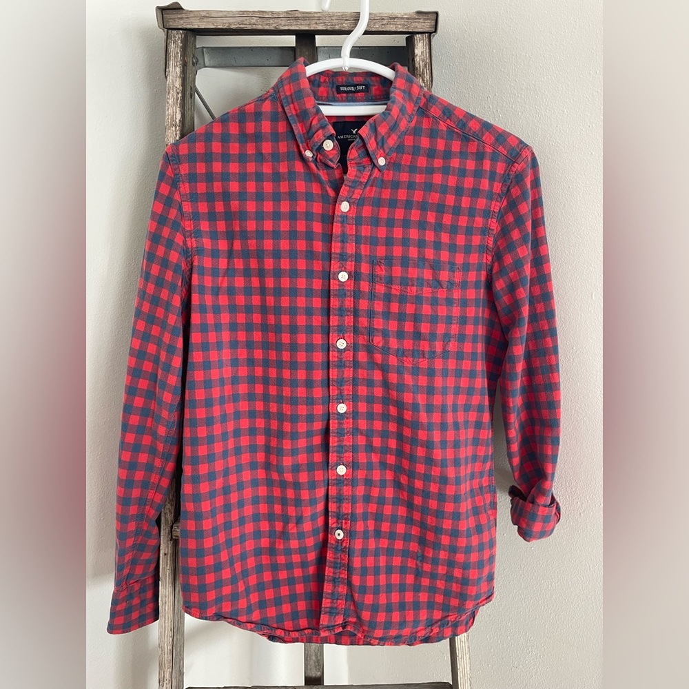 American Eagle Outfitter Unisex Flannel Button Down